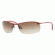 Ray-Ban Top Bar Sunglasses RB3183 031/13-6315 - Dark Red Brown Gradient