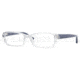Ray-Ban RX5224 Progressive Prescription Eyeglasses 5026-5117 - Transparent 