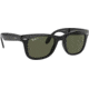 Ray-Ban Wayfarer Folding Sunglasses RB4105 601-58-5022 - Black Frame, Crystal Green Polar 50 mm Lenses