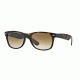 Ray-Ban New Wayfarer Prescription Sunglasses RB2132 RB2132-710-51-58 - Lens Diameter 58 mm, Frame Color Light Havana