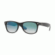 Ray-Ban New Wayfarer Prescription Sunglasses RB2132 RB2132-901-3A-52 - Lens Diameter 52 mm, Frame Color Black