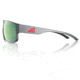 Redfin Polarized Sanibel Sunglasses, Matte Gray Frame, Seagrass Polarized Lens, One Size, 1410