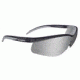 Remington T-71 Safety Glasses, Black Frame, Silver Mirror Lens 60C