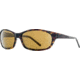 Reptile Sun Brady Sunglasses, Dark Tortoise Frame, Titanium Gold/Glass Lens, Polarized, BRAGDT