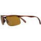 Reptile Sun Racerunner Sunglasses, Beer Brown Frame, Titanium Gold/Poly Lens, Polarized, RACGBE