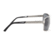 Revision Deltawing Single Vision Prescription Sunglasses, Gunmetal Frame-4-0493-0003SV