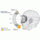 Revision Desert Locust Fan Goggles - field of view, vertical