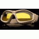 Revision Military Eyewear Bullet Ant Tactical Goggle Basic Kit - Yellow High-Contrast Lens, Tan Frame 4-0045-0138