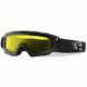 Revision Snowhawk Basic Goggle System w/ Yellow High-Contrast Lens, Black Frame, 4-0100-0010