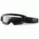 Revision Snowhawk Basic Goggle System w/ Clear Lens, Black Frame, 4-0100-0006