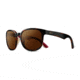 Revo Kash Single Vision Prescription Sunglasses, Tort/Bone/Red Frame, Polarized, RE 1028 02 BRSV