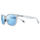 Revo Slater Single Vision Prescription Sunglasses, Matte Crystal Frame, Polarized, RE 1050 09 BLSV