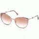 Roberto Cavalli RC1033 Sunglasses - Shiny Light Bronze Frame Color, Bordeaux Mirror Lens Color