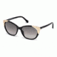 Roberto Cavalli RC1034 Sunglasses - Shiny Black Frame Color, Gradient Smoke Lens Color