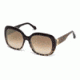 Roberto Cavalli RC1041 Sunglasses - Dark Brown / Black Frame Color, Brown Mirror Lens Color
