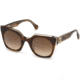 Roberto Cavalli RC1068 Sunglasses - Havana Frame Color, Brown Mirror Lens Color