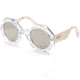 Roberto Cavalli RC1113 Sunglasses - Crystal Frame Color, Smoke Mirror Lens Color