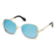 Roberto Cavalli RC974S Sunglasses - Gold Frame Color, Blue Mirror Lens Color