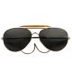 Rothco Aviator Air Force Style Sunglasses, Smoke, Military Printed Case and Box, 10200-Smoke-MilitaryPrintedCaseBox