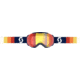 SCOTT Faze II Goggle, Retro Blue/Enhancer Red Chrome, 2718167409312