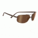Serengeti Marco Sunglasses - Black Tannery Gunmetal Frame, 555nm Polarized Lenses 7546