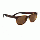 Serengeti Trapani Sunglasses - Satin Black/Gray Stripe Frame, 555nm Polarized Lenses 7597