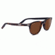 Serengeti Andrea Sunglasses,Shiny Dark Tortoise/Black Frame,Polarized Drivers Round Lens 8464