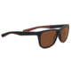 Serengeti Livio Single Vision Prescription Sunglasses, Sanded Black / Brown Frame, Polarized, Photochromic, 8681SV