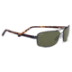 Serengeti San Remo Progressive Prescription Sunglasses, Satin Gunmetal / Tortoise Frame, Polarized, Photochromic, 8452PR