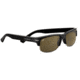 Serengeti Vasio Single Vision Rx Sunglasses - Shiny Black Frame 7373