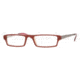 Sferoflex Eyeglasses SF1527 with Rx Prescription Lenses, Select Frame Color / Lens Diameter Top Purple On Orange Frame / 52 mm Prescription Lenses