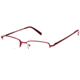 Sightline 6000 Single Vision Prescription Eyeglasses, Red Frame, SLR6000RED100SV