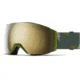 Smith I/O Mag Xl Low Bridge Fit Googles, ChromaPop Sun Black Gold Mirror, Olive Plant Camo, M007230NH99MN