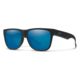 Smith Lowdown 2 Sunglasses, Matte Black Frame, ChromaPop Polarized Blue Mirror Lens, 20094100356QG