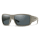 Smith Operators Choice Elite Sunglasses, Tan 499 Frame, Polarized Gray Lens, 203372YZ462M9