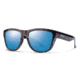 Smith Optics Clark Single Vision Prescription Sunglasses, Flecked Blue Tortoise Frame, CKPCBMFBTSV