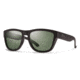 Smith Optics Clark Single Vision Prescription Sunglasses, Matte Black Frame, Polarized, CKCPGNMBSV