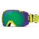 Smith Optics I/OX Goggle Acid Block Frame/Green Sol-X/Red Sensor Lens IL7NXABL15
