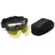 Smith Elite Outside The Wire Goggles w/ Gray &amp; Yellow Spare Lens-Deluxe, Black Frame OTW01BK12-3R