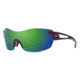 Smith Optics Pivlock Asana Sunglasses, Black Cherry Frame, Green Lens, AACMGMBC