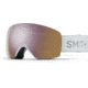 Smith Skyline Googles, ChromaPop Everyday Rose Gold Mirror, White Chunky Knit, M006810OR99M5