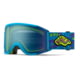 Smith Squad Mag Snow Goggle, Killer Acid Artist Series Frame, ChromaPop Everyday Blue Mirror Lens, M007573QS994B