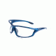 Smith &amp; Wesson Major Full Frame Shooting Glasses, Full Frame, Blue/Clear Lens, 110159
