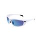 Smith &amp; Wesson Whitehawk Full Frame Shooting Glasses, Gloss White/Blue Mirror, 110173