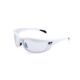 Smith &amp; Wesson Whitehawk Full Frame Shooting Glasses, Gloss White/Clear Mirror, 110174