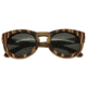 Spectrum Sunglasses Dorian S128BK Sunglasses, Cherry Zebra Frame, Black Lens SSGS128BK