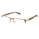 Sperry Top-Sider HAMMONASSET Prescription Eyeglasses - Frame Mt Brn/Lt Brown, Size 53/17mm SPHAMMONASSET02
