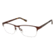 Sperry Top-Sider Mariner Progressive Prescription Eyeglasses - Frame Matte Brown, Size 55/17mm SPMARINER02