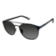 Sperry Top-Sider SURFSIDE Sunglasses - Frame MATTE DK GREY, Lens Color Soft Silver Flash, Size 53/20mm SPSURFSIDE02
