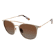 Sperry Top-Sider TIERRA Sunglasses - Frame BONE WHITE, Lens Color Rose Gradient, Size 51/18mm SPTIERRA03